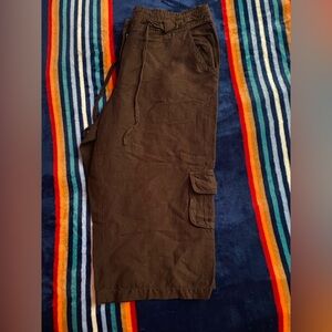 Y2K Lane Bryant Brown Linen Shorts